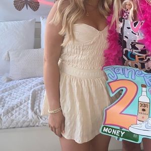 ZARA top and skort set